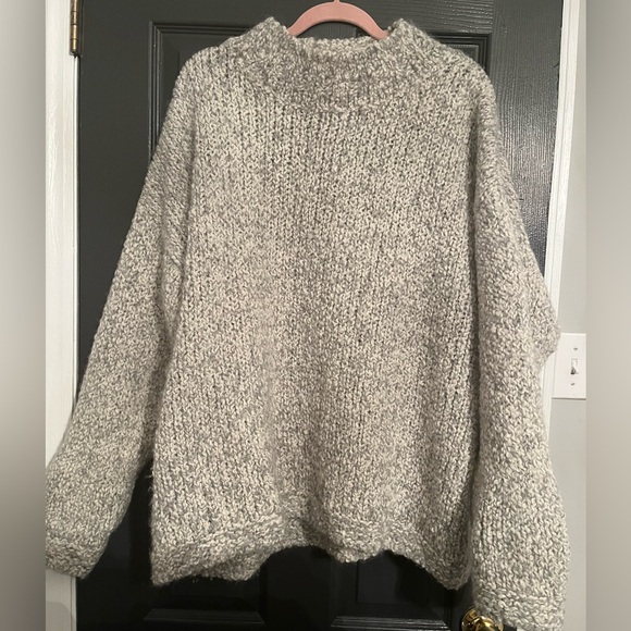 By Aylin Koenig Granny Sweater - Light Grey xs/s